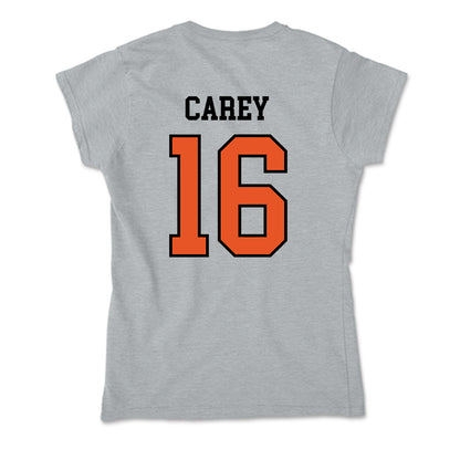 Pacific - NCAA Men's Soccer : Montgomery Carey - Soft Style Women’s T-Shirt-1