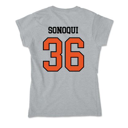 Pacific - NCAA Baseball : Cade Sonoqui - Soft Style Women’s T-Shirt-1