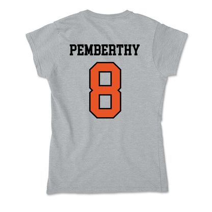 Pacific - NCAA Men's Water Polo : Manuel Pemberthy - Soft Style Women’s T-Shirt-1