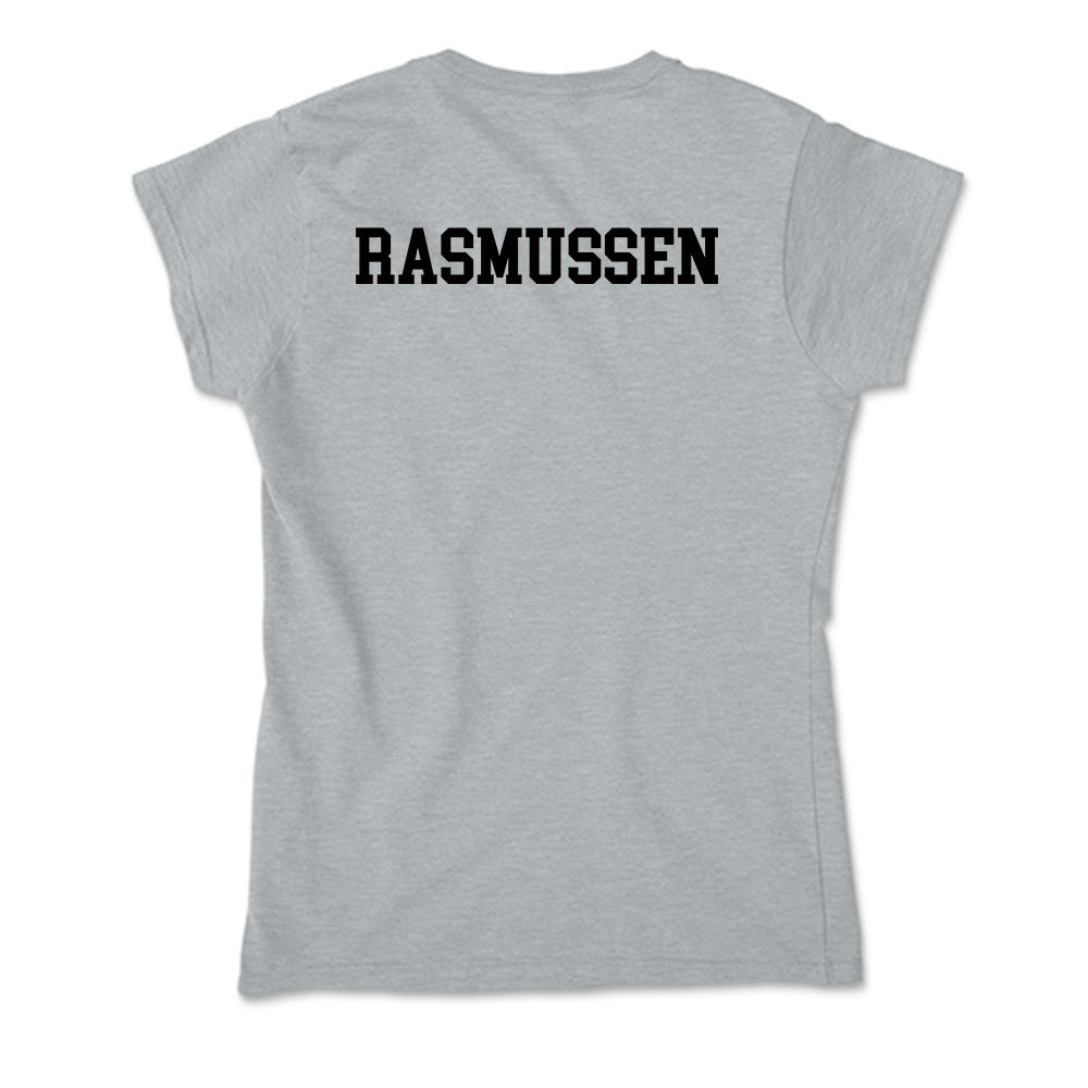 Pacific - NCAA Men's Swimming & Diving : Nathan Rasmussen - Soft Style Women’s T-Shirt-1