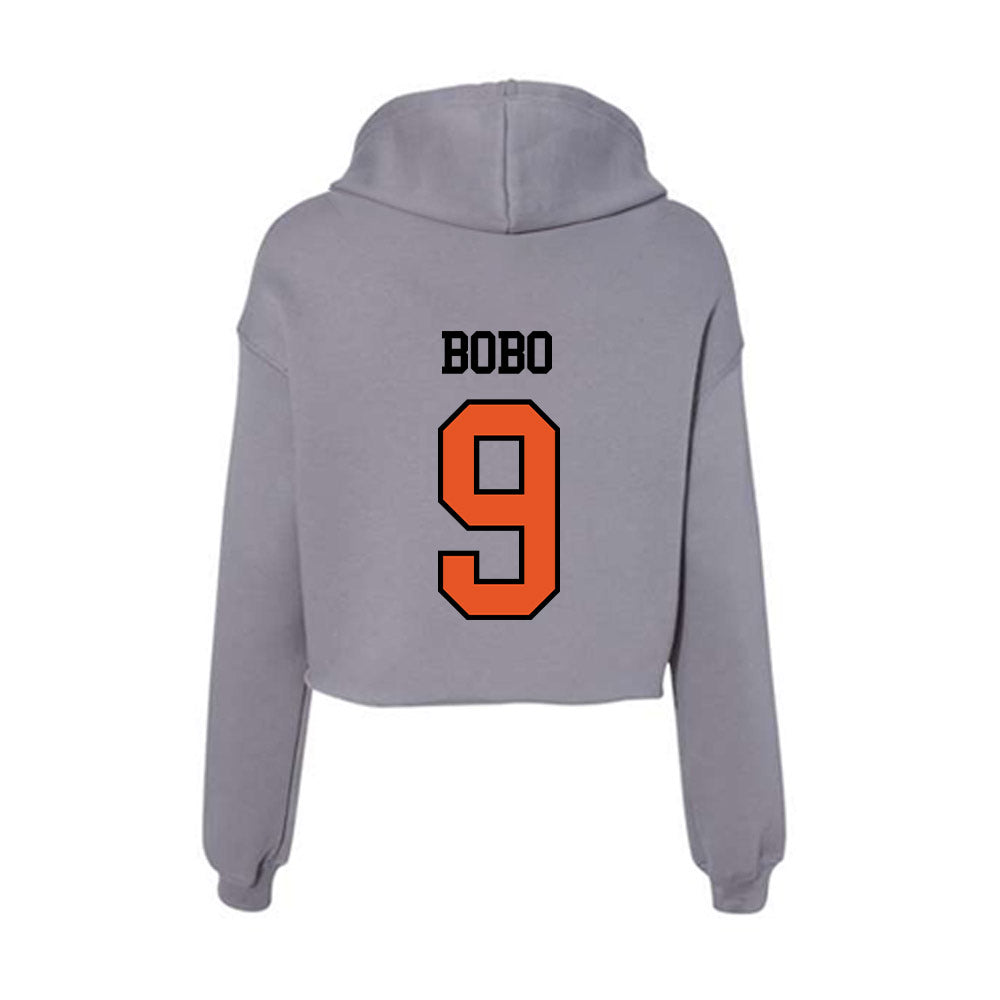 Pacific - NCAA Baseball : John-Howard Bobo - Women's Crop Fleece Hoodie-1
