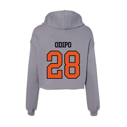 Pacific - NCAA Men's Soccer : Joseph Odipo - Women's Crop Fleece Hoodie-1