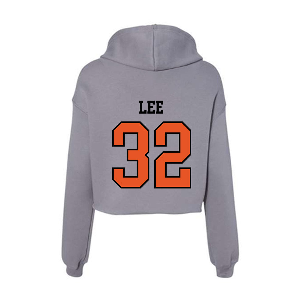 Pacific - NCAA Softball : Asia Lee - Women's Crop Fleece Hoodie-1