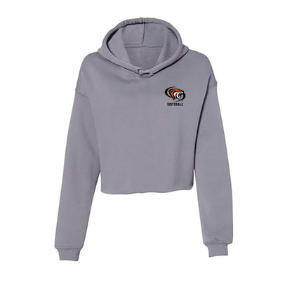 Pacific - NCAA Softball : Jayleen Scott - Women's Crop Fleece Hoodie-0