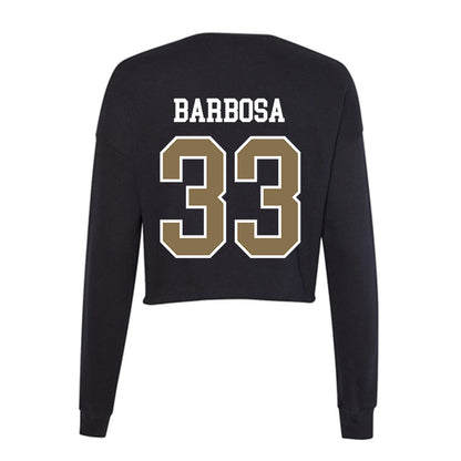 Bryant - NCAA Women's Lacrosse : Sierra Barbosa - Women's Cropped Crew Fleece-1