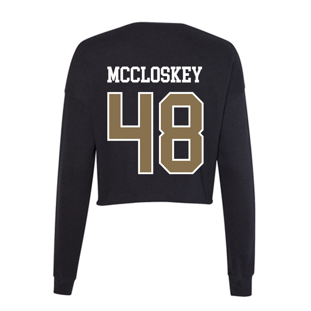 Bryant - NCAA Men's Lacrosse : Jack MCCLOSKEY - Women's Cropped Crew Fleece-1