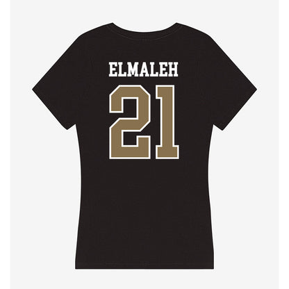 Bryant - NCAA Men's Lacrosse : Luca Elmaleh - Women's V-Neck T-Shirt-1