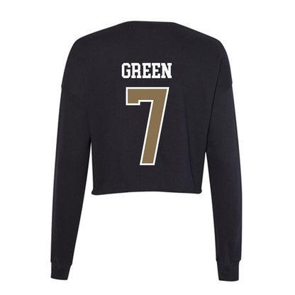 Bryant - NCAA Men's Basketball : Joseph Green - Women's Cropped Crew Fleece-1