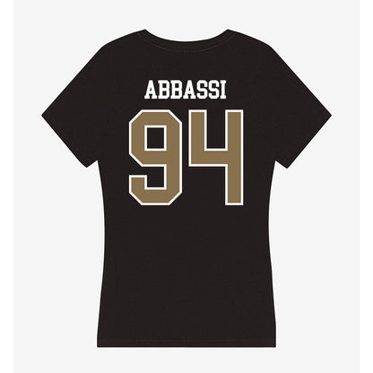 Bryant - NCAA Football : Amin Abbassi - Women's V-Neck T-Shirt-1