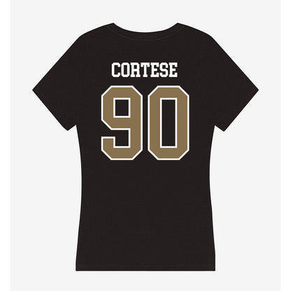Bryant - NCAA Football : Joe Cortese - Women's V-Neck T-Shirt-1