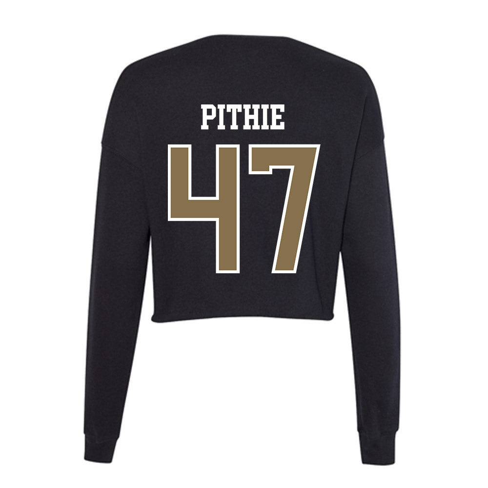 Bryant - NCAA Women's Lacrosse : Charlotte Pithie - Women's Cropped Crew Fleece-1