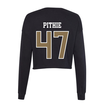 Bryant - NCAA Women's Lacrosse : Charlotte Pithie - Women's Cropped Crew Fleece-1