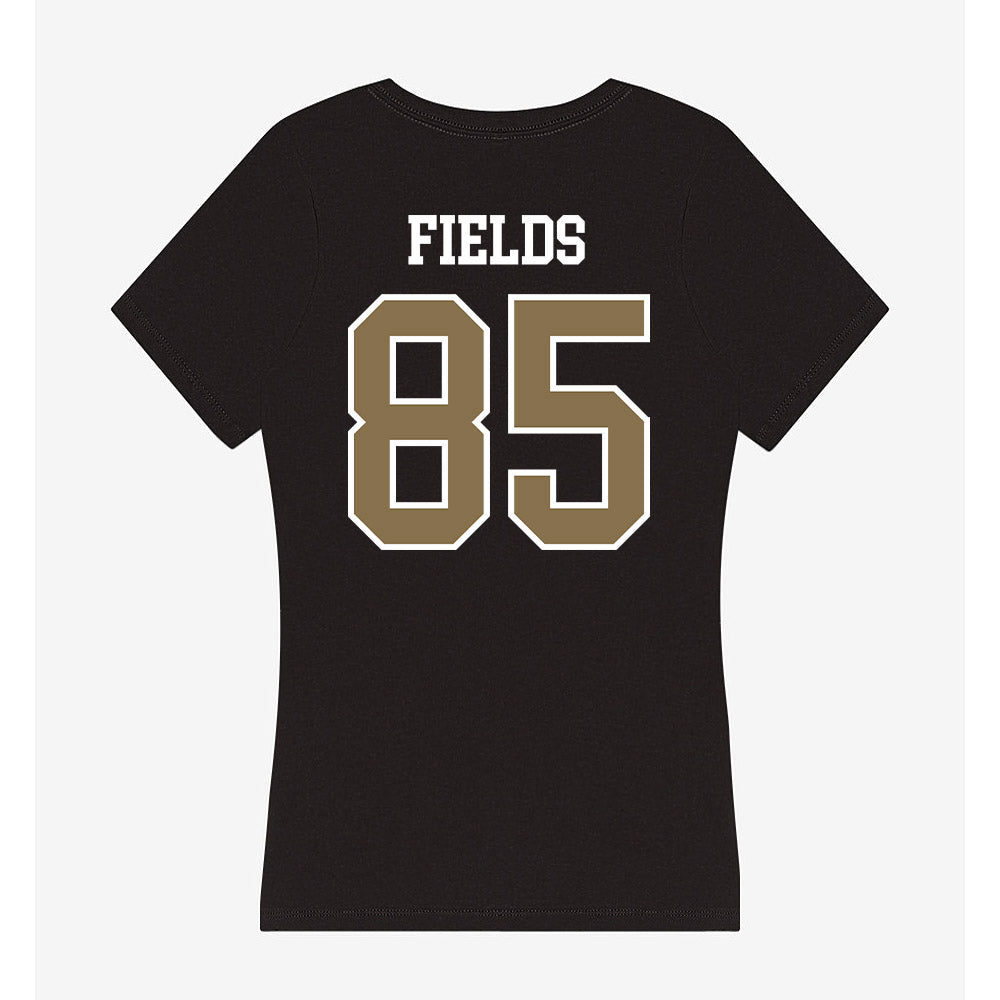 Bryant - NCAA Football : Bryson Fields - Women's V-Neck T-Shirt-1