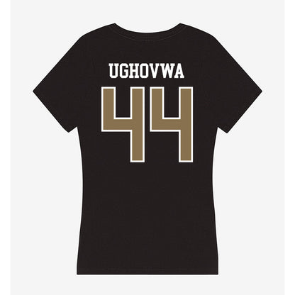 Bryant - NCAA Football : Nathan Ughovwa - Women's V-Neck T-Shirt-1