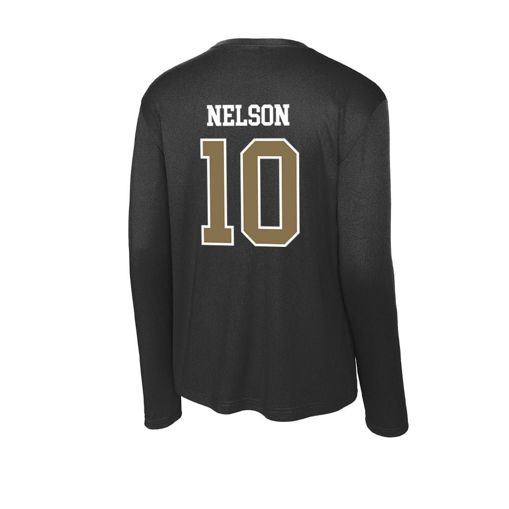 Bryant - NCAA Women's Basketball : Rose Nelson - Activewear Long Sleeve T-Shirt-1