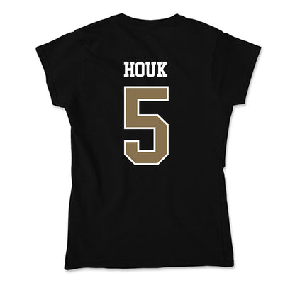 Bryant - NCAA Softball : Meaghan Houk - Soft Style Women’s T-Shirt-1