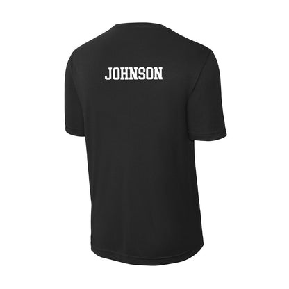 Bryant - NCAA Men's Track & Field : Josiah Johnson - Activewear T-Shirt-1