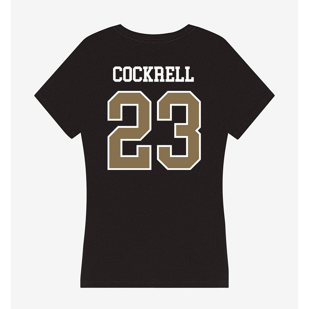 Bryant - NCAA Football : Markiel Cockrell - Women's V-Neck T-Shirt-1