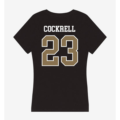 Bryant - NCAA Football : Markiel Cockrell - Women's V-Neck T-Shirt-1