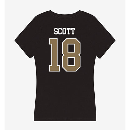 Bryant - NCAA Football : Tyler Scott - Women's V-Neck T-Shirt-1