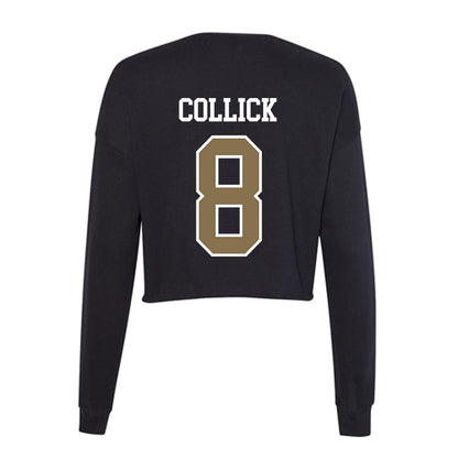 Bryant - NCAA Football : Zyheem Collick - Women's Cropped Crew Fleece-1