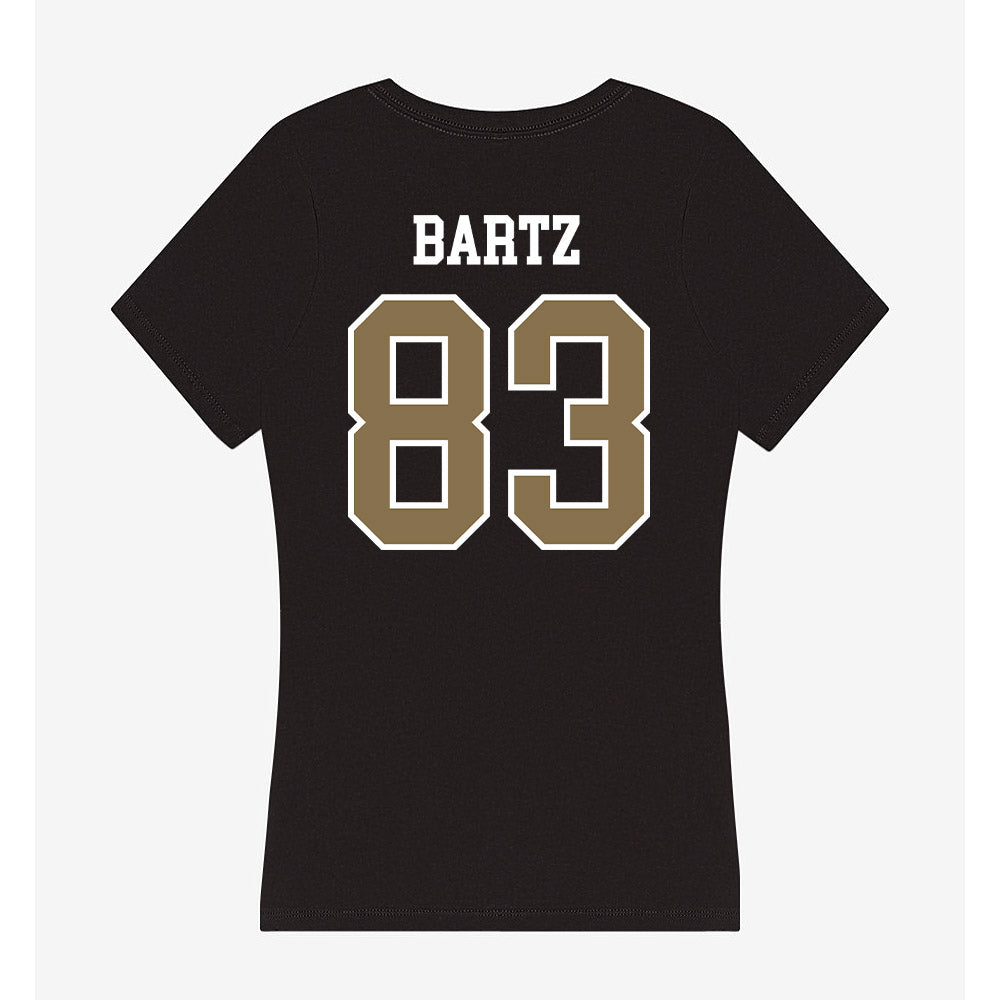 Bryant - NCAA Football : Braxton Bartz - Women's V-Neck T-Shirt-1