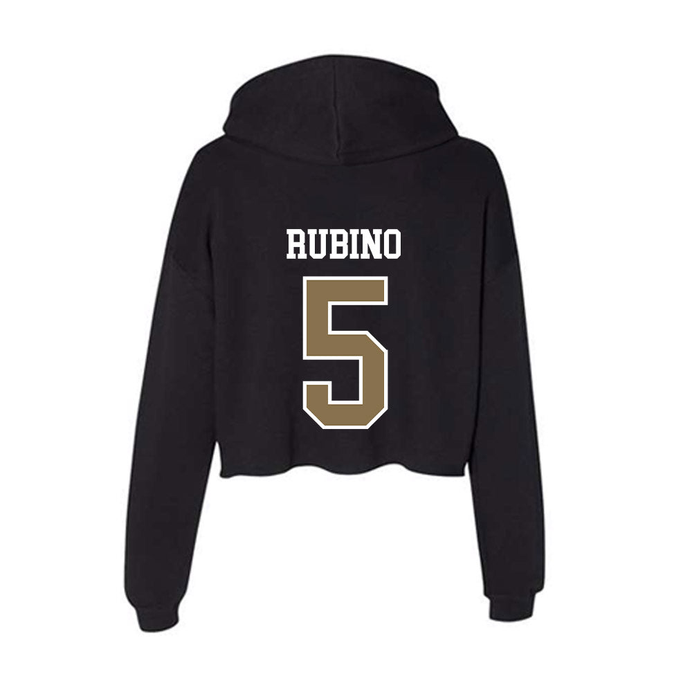 Bryant - NCAA Women's Basketball : Mimi Rubino - Women's Crop Fleece Hoodie-1