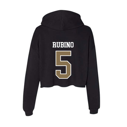 Bryant - NCAA Women's Basketball : Mimi Rubino - Women's Crop Fleece Hoodie-1