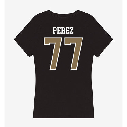 Bryant - NCAA Football : Anthony Perez - Women's V-Neck T-Shirt-1