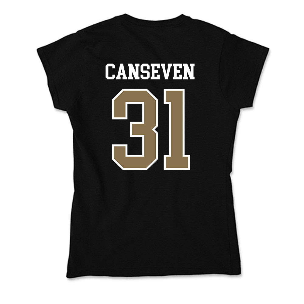 Bryant - NCAA Women's Soccer : Emily Canseven - Soft Style Women’s T-Shirt-1