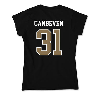 Bryant - NCAA Women's Soccer : Emily Canseven - Soft Style Women’s T-Shirt-1