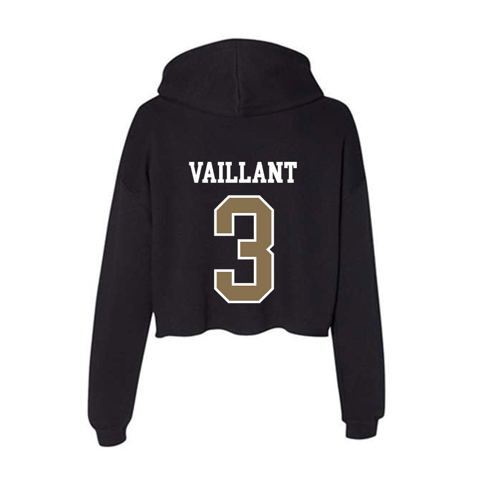 Bryant - NCAA Women's Soccer : Whitney Vaillant - Women's Crop Fleece Hoodie-1