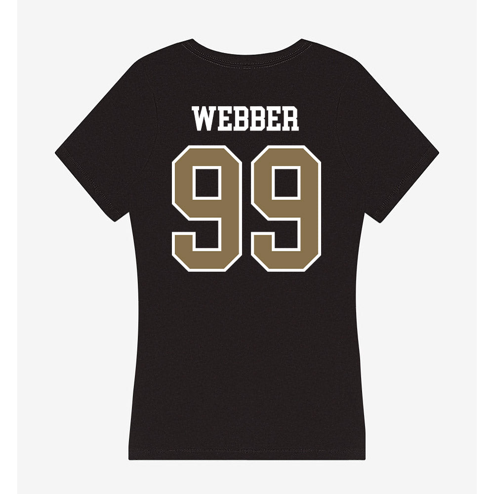 Bryant - NCAA Men's Soccer : Colby Webber - Women's V-Neck T-Shirt-1