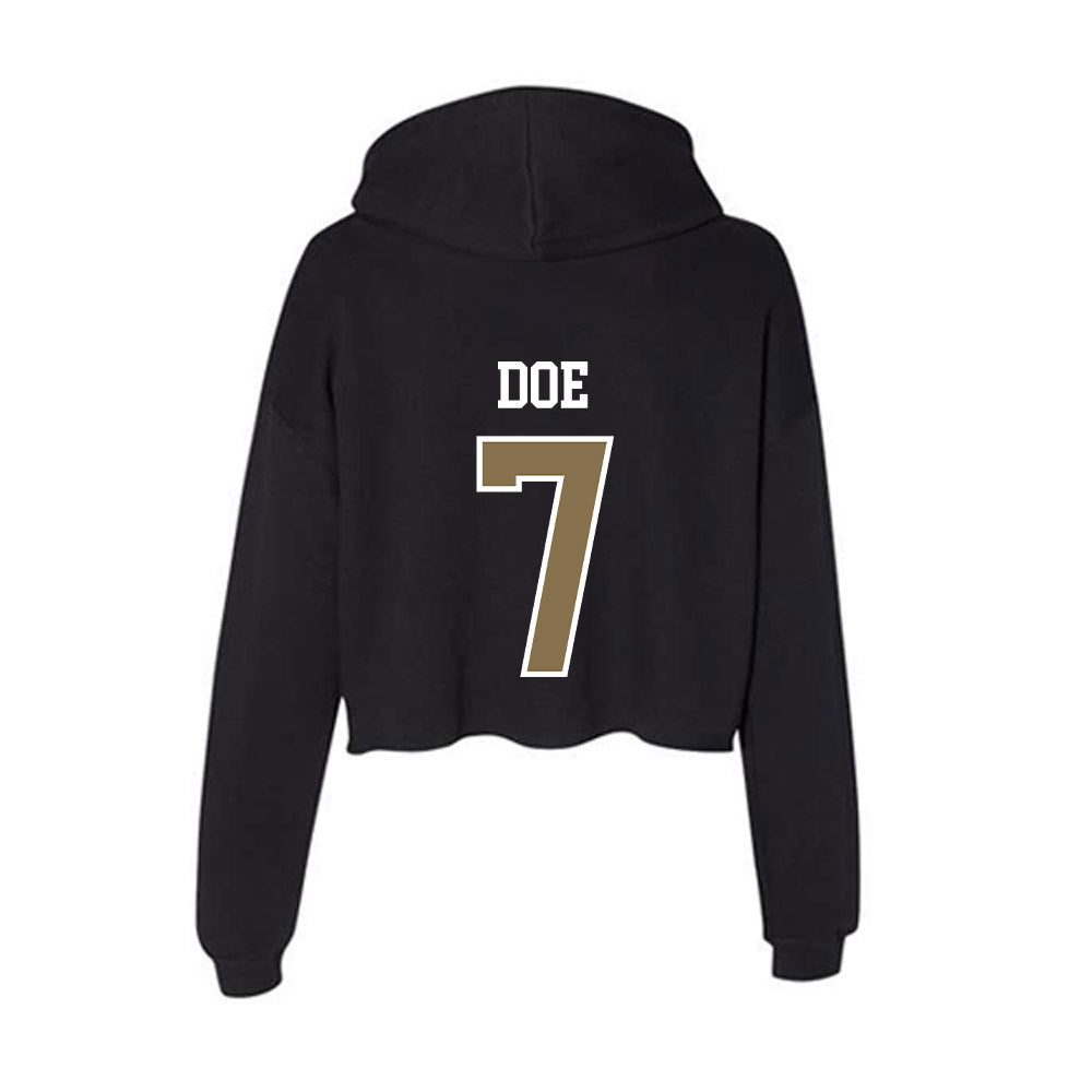 Bryant - NCAA Football : Aldrich Doe - Women's Crop Fleece Hoodie-1