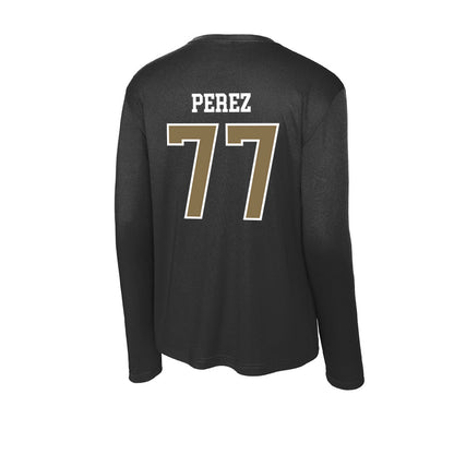 Bryant - NCAA Football : Anthony Perez - Activewear Long Sleeve T-Shirt-1