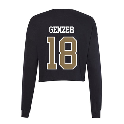 Bryant - NCAA Softball : Carley Genzer - Women's Cropped Crew Fleece-1