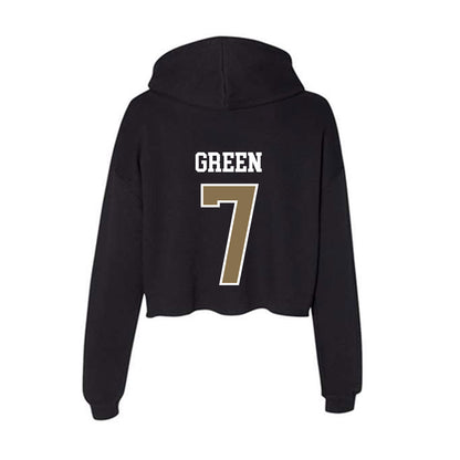 Bryant - NCAA Men's Basketball : Joseph Green - Women's Crop Fleece Hoodie-1