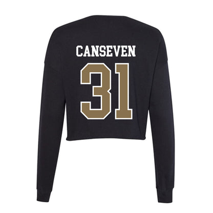 Bryant - NCAA Women's Soccer : Emily Canseven - Women's Cropped Crew Fleece-1
