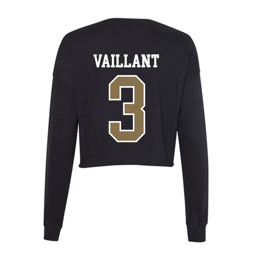 Bryant - NCAA Women's Soccer : Whitney Vaillant - Women's Cropped Crew Fleece-1