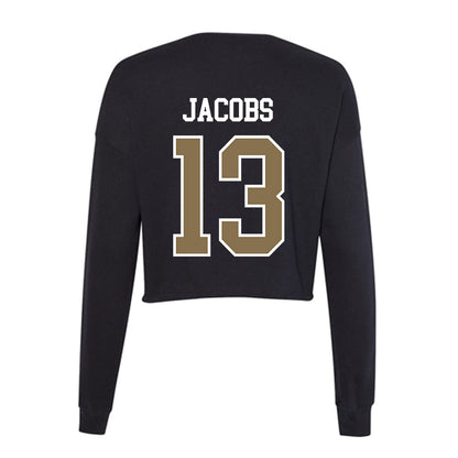 Bryant - NCAA Men's Soccer : Tibo Jacobs - Women's Cropped Crew Fleece-1
