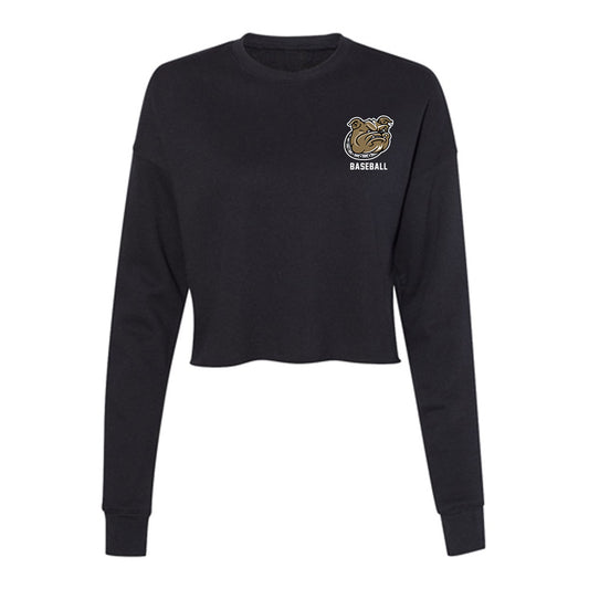 Bryant - NCAA Baseball : Jackson Vanesko - Women's Cropped Crew Fleece-0