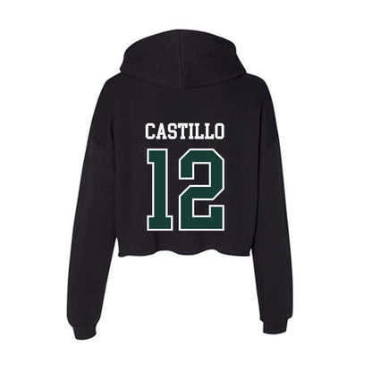 Lake Erie College - NCAA Men's Basketball : Alanas Castillo - Women's Crop Fleece Hoodie-1