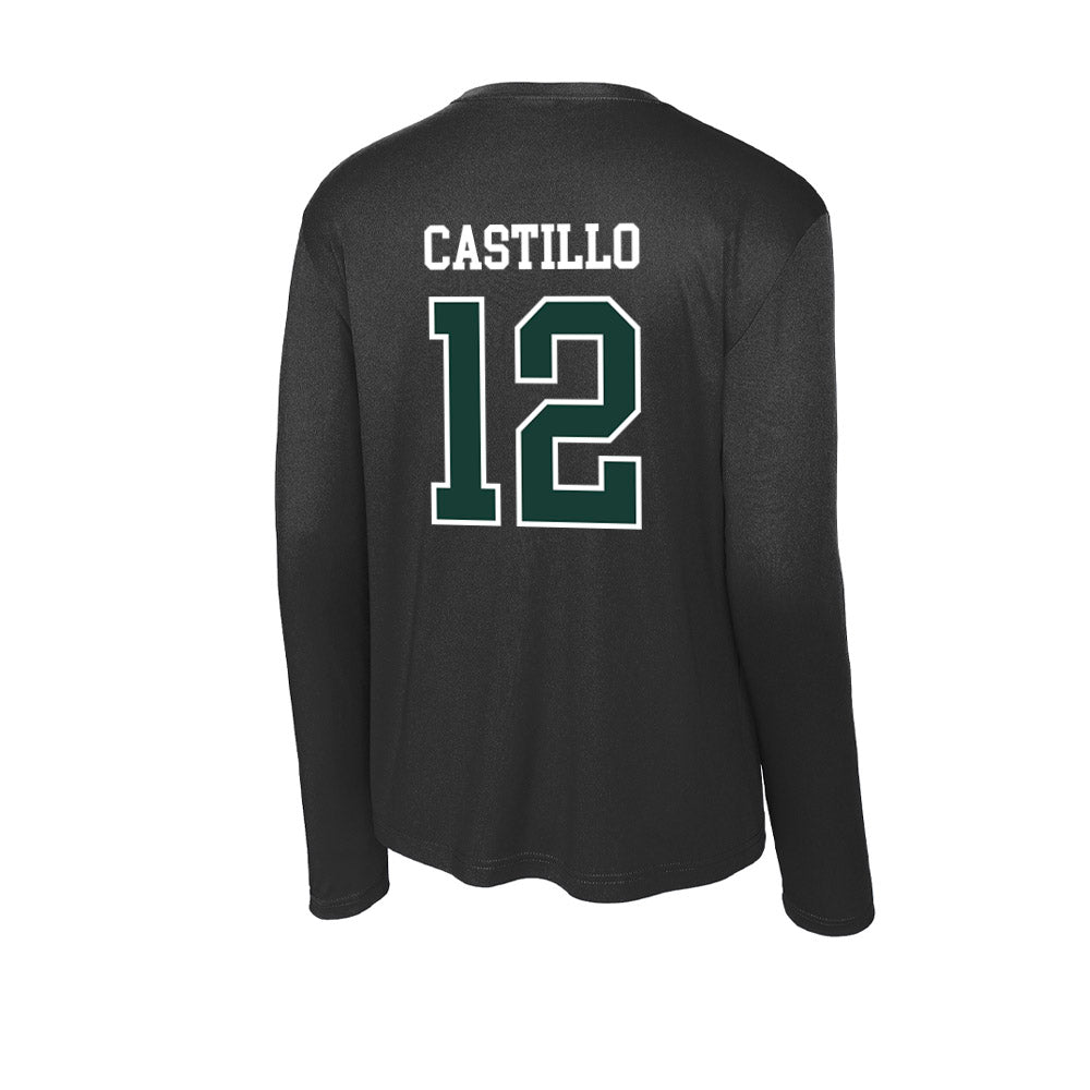 Lake Erie College - NCAA Men's Basketball : Alanas Castillo - Activewear Long Sleeve T-Shirt-1