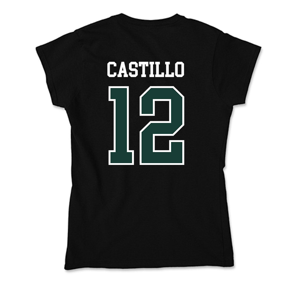 Lake Erie College - NCAA Men's Basketball : Alanas Castillo - Soft Style Women’s T-Shirt-1