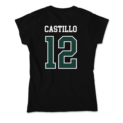 Lake Erie College - NCAA Men's Basketball : Alanas Castillo - Soft Style Women’s T-Shirt-1