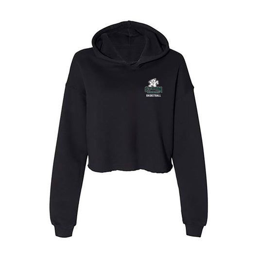Lake Erie College - NCAA Men's Basketball : Nasir Hammonds - Women's Crop Fleece Hoodie-0