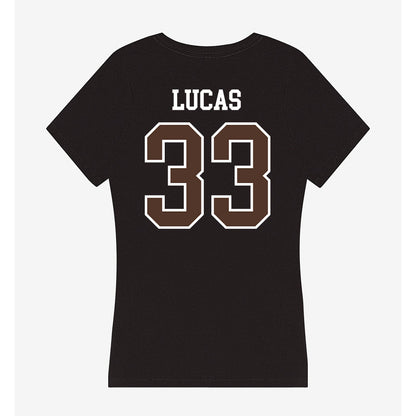St. Bonaventure - NCAA Men's Lacrosse : Tyler Lucas - Women's V-Neck T-Shirt-1