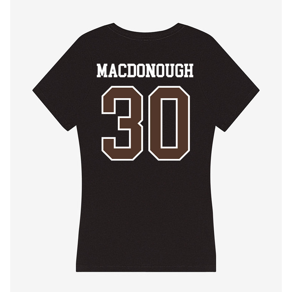 St. Bonaventure - NCAA Women's Basketball : Elyse MacDonough - Women's V-Neck T-Shirt-1
