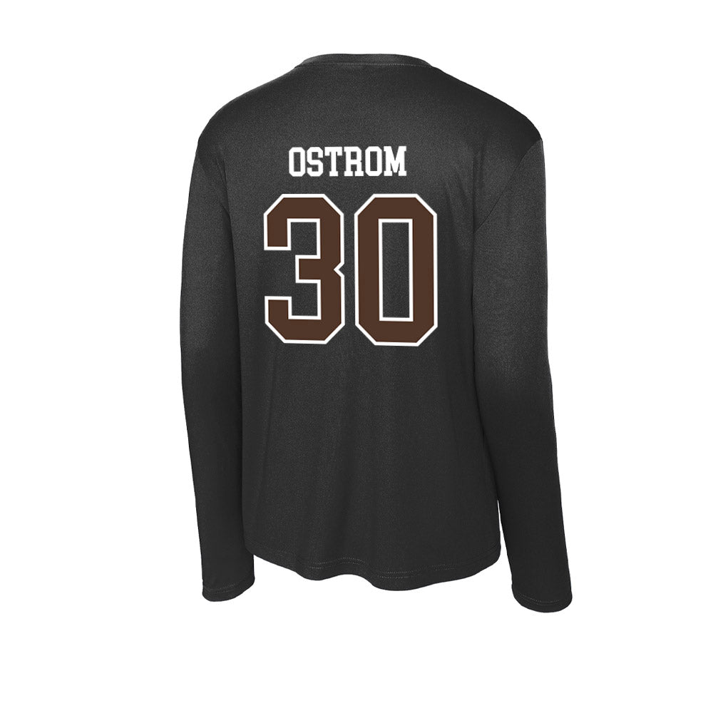 St. Bonaventure - NCAA Men's Basketball : Broek Ostrom - Activewear Long Sleeve T-Shirt-1