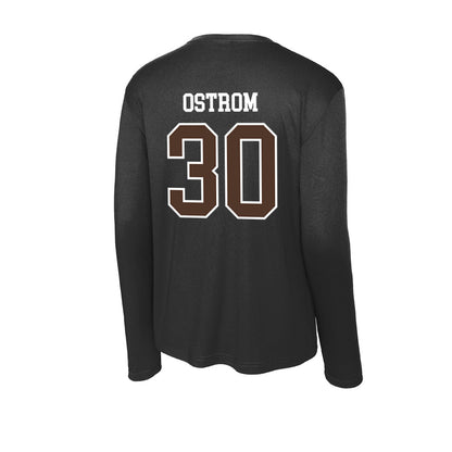 St. Bonaventure - NCAA Men's Basketball : Broek Ostrom - Activewear Long Sleeve T-Shirt-1